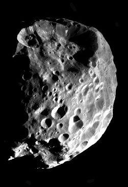 Phoebe, taken by the Cassini Probe. NASA.